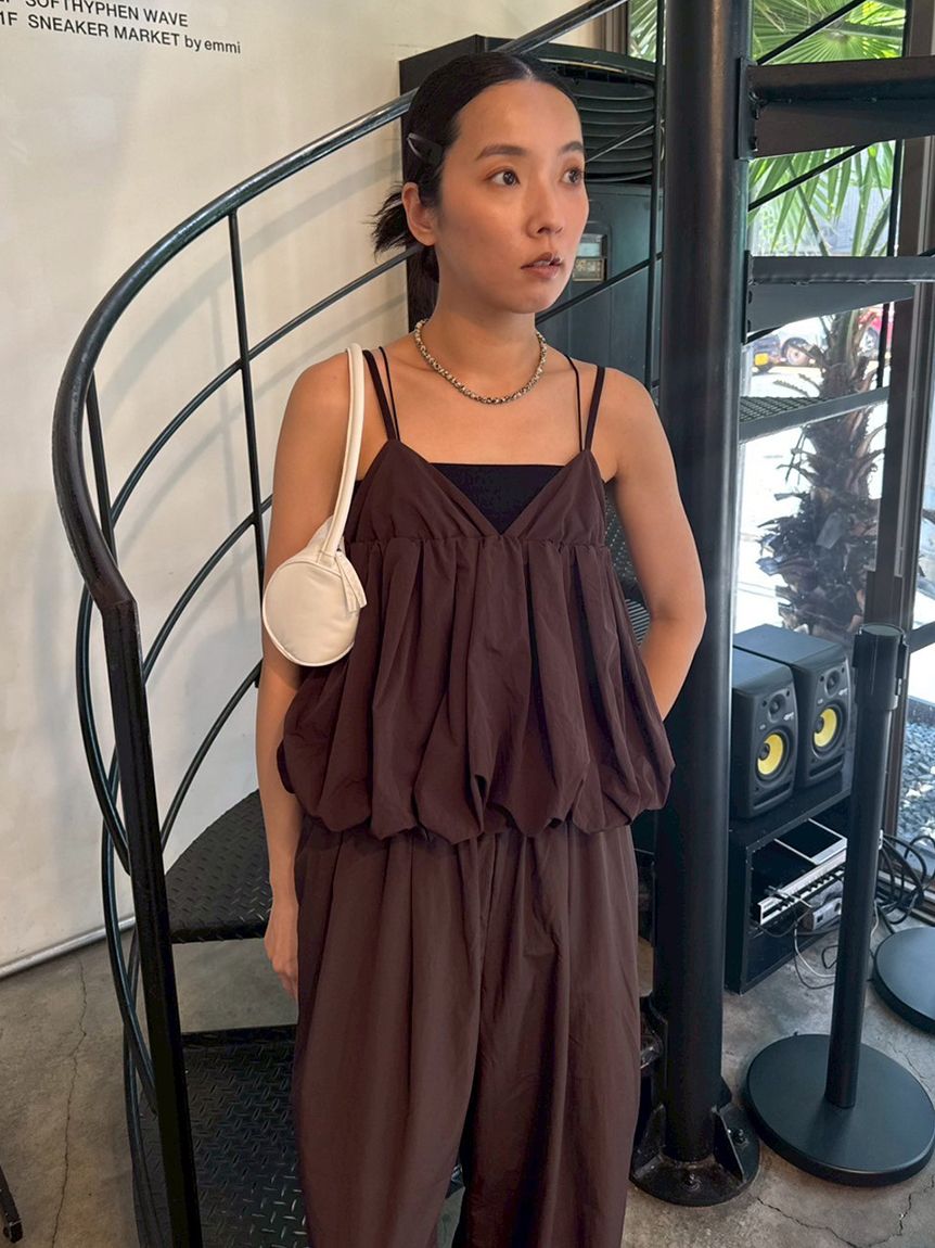 ナイロンバルーンビスチェ(フレアスカート)｜スカート｜emmi