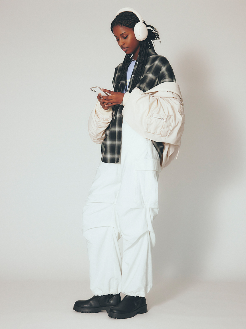 emmi チェックオーバーシャツ　新品タグ付き チェックオーバーシャツ(シャツ・ブラウス)｜トップス｜emmi（エミ）の