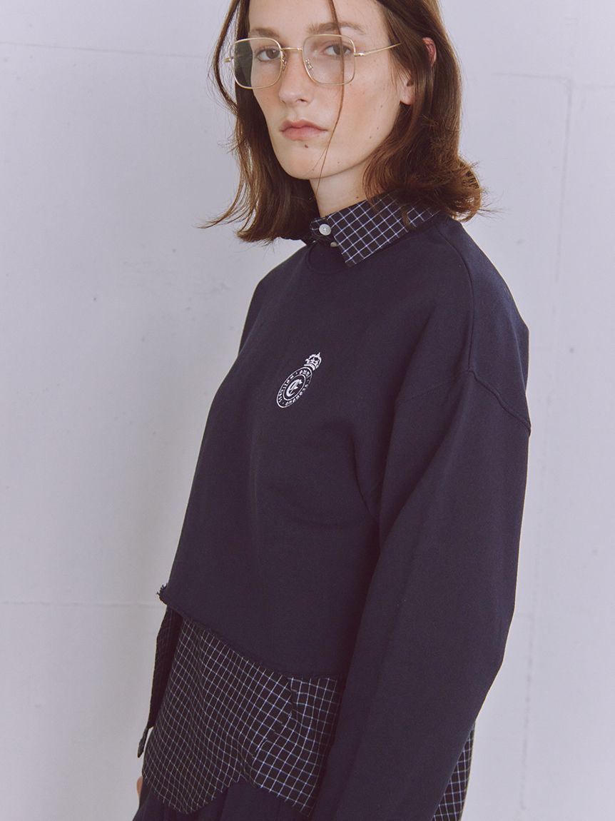 チェックオーバーシャツ(シャツ・ブラウス)｜トップス｜emmi