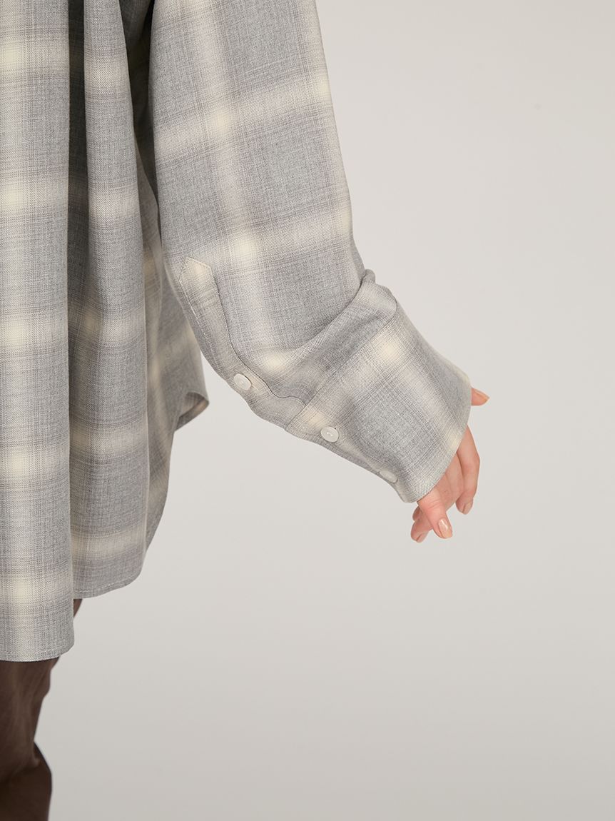 チェックオーバーシャツ(シャツ・ブラウス)｜トップス｜emmi（エミ）の