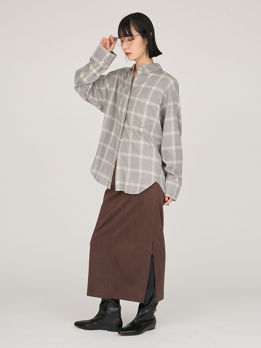 チェックオーバーシャツ(シャツ・ブラウス)｜トップス｜emmi（エミ）の