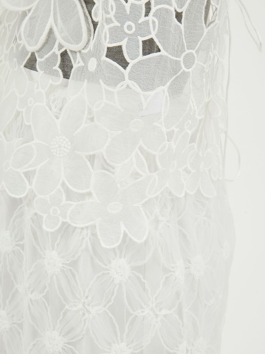 フラワーオーガンジービスチェ(シャツ・ブラウス)｜トップス｜emmi