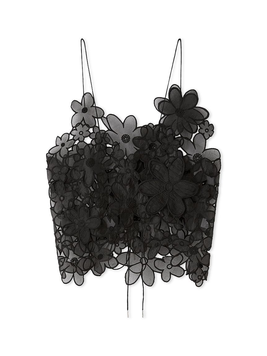 フラワーオーガンジービスチェ(シャツ・ブラウス)｜トップス｜emmi