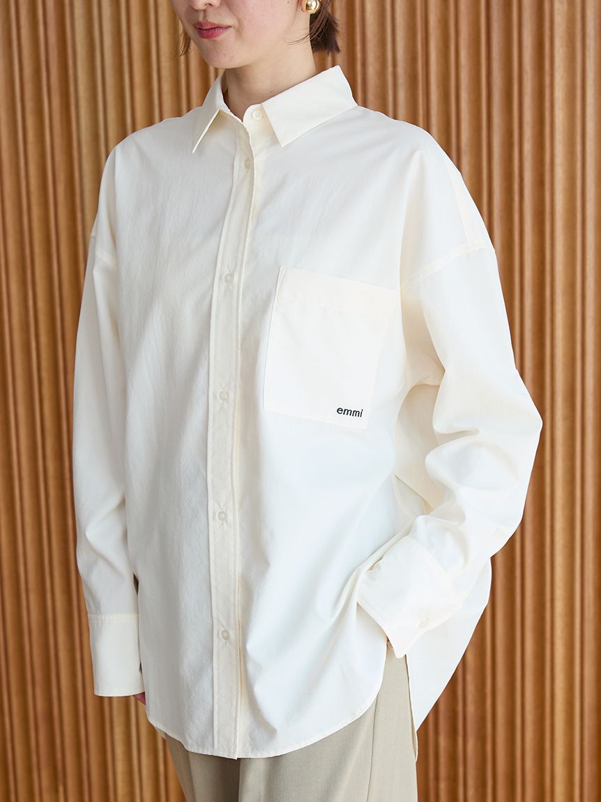 emmiロゴ刺繍シャツ(シャツ・ブラウス)｜トップス｜emmi（エミ）の通販
