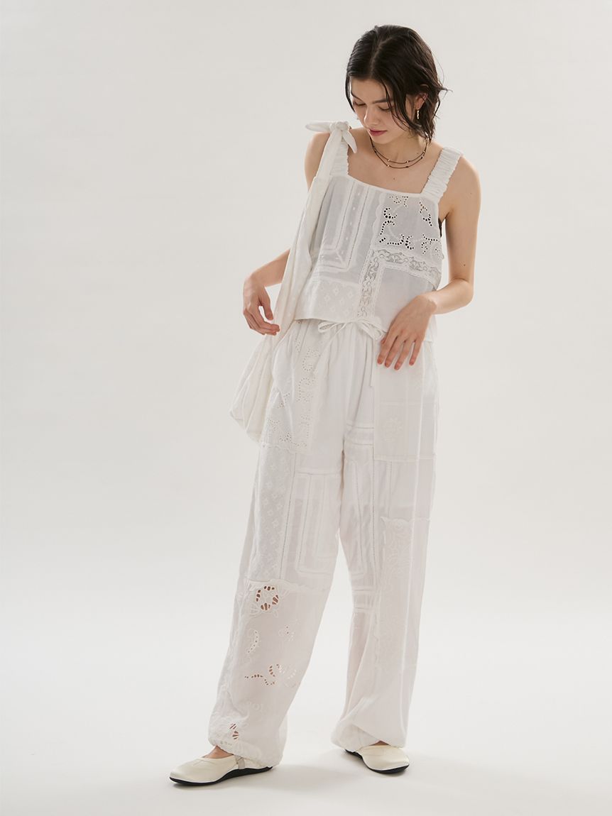 コットンパッチワークビスチェ(ビスチェ)｜TOPS｜emmi（エミ）の通販