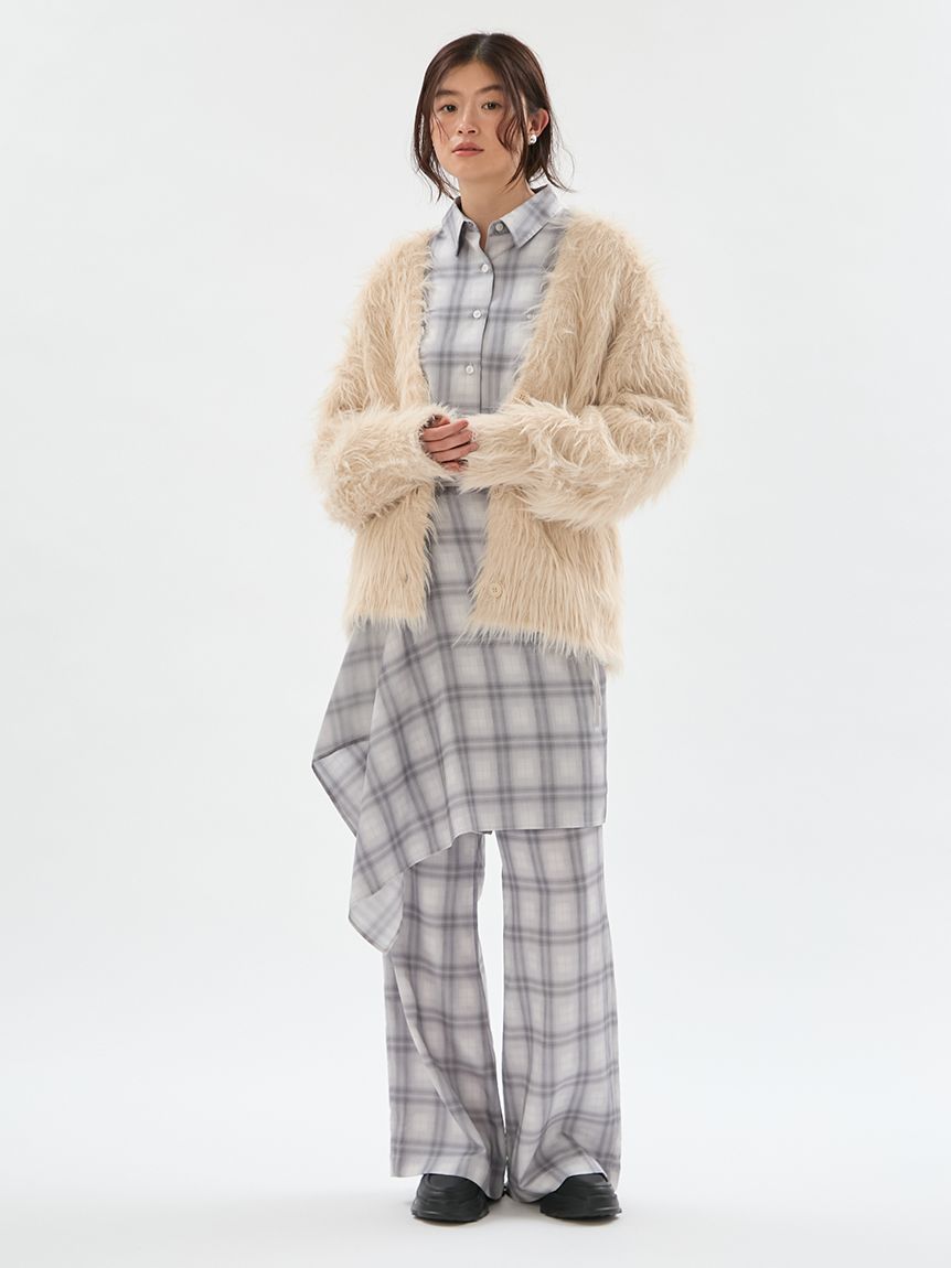 マルチwayオーバーサイズチェックシャツ【セットアップ対応】(シャツ