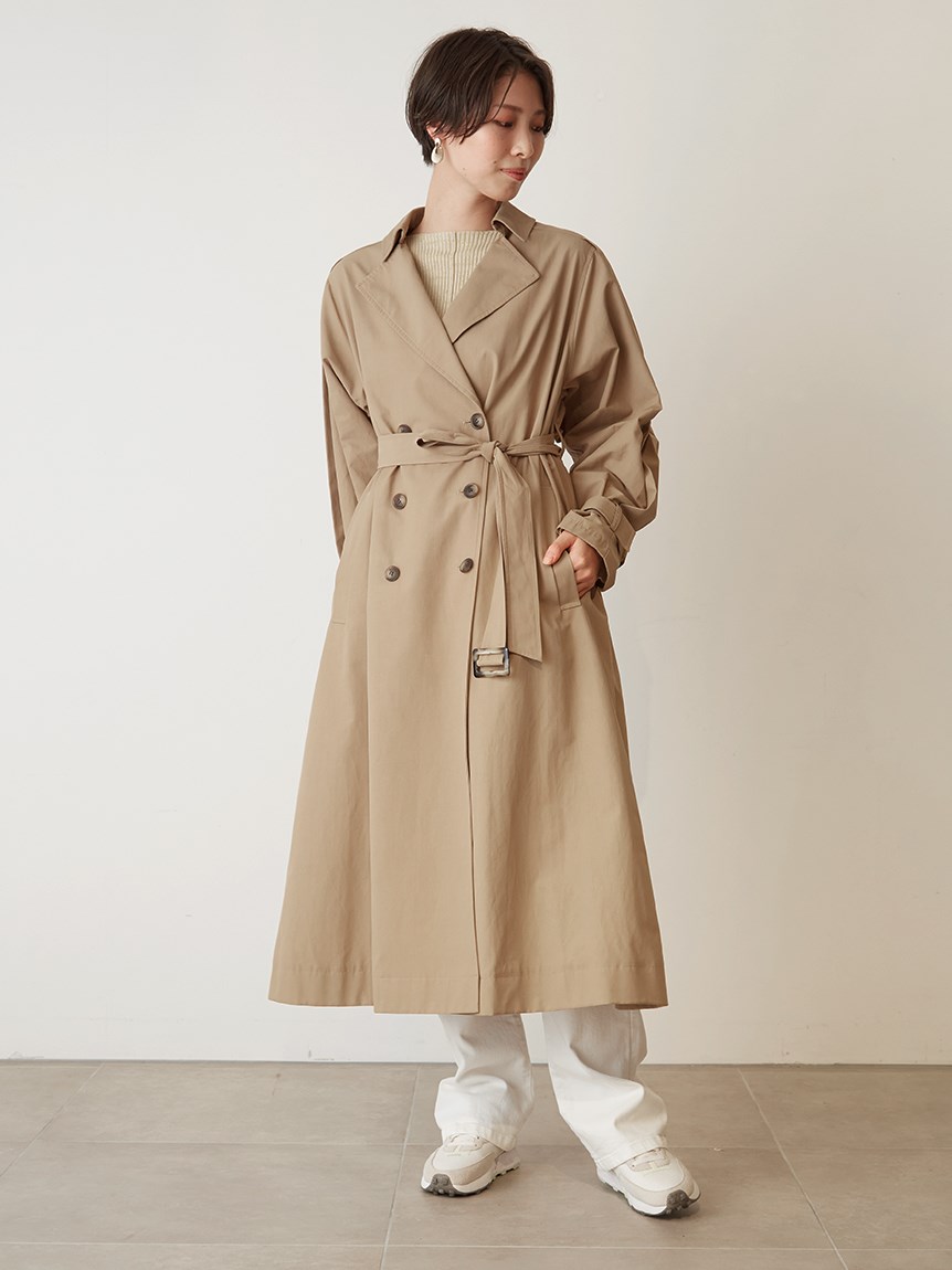 emmi atelier】袖コンシャストレンチコート(トレンチコート)|アウター|emmi(エミ)の通販サイト 【公式】 emmi atelier】袖コンシャストレンチコート(トレンチコート)|アウター|emmi(エミ)の通販サイト 【公式】