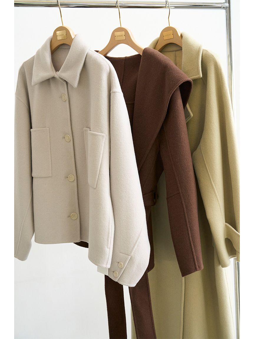 ロイヤルジーロン・フーデッドミドルコート(コート)｜アウター｜emmi