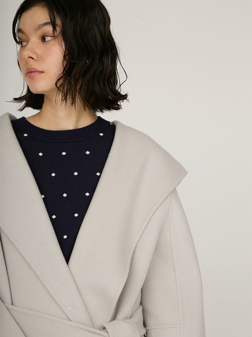 ロイヤルジーロン・フーデッドミドルコート(コート)｜アウター｜emmi