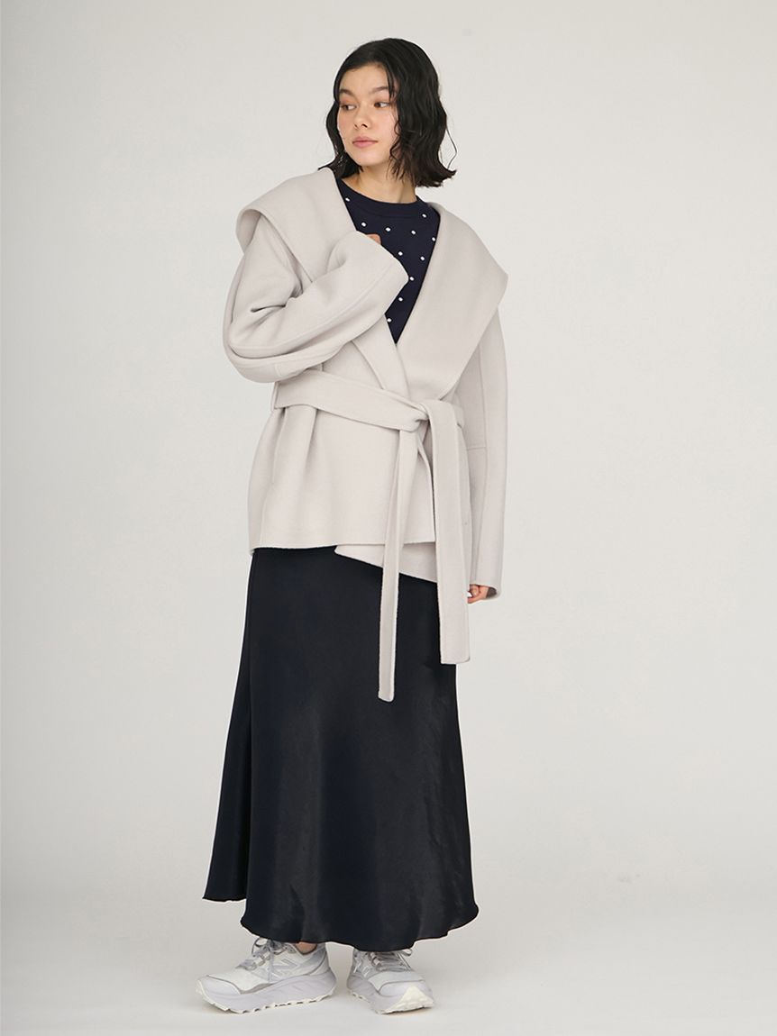 ロイヤルジーロン・フーデッドミドルコート(コート)｜アウター｜emmi