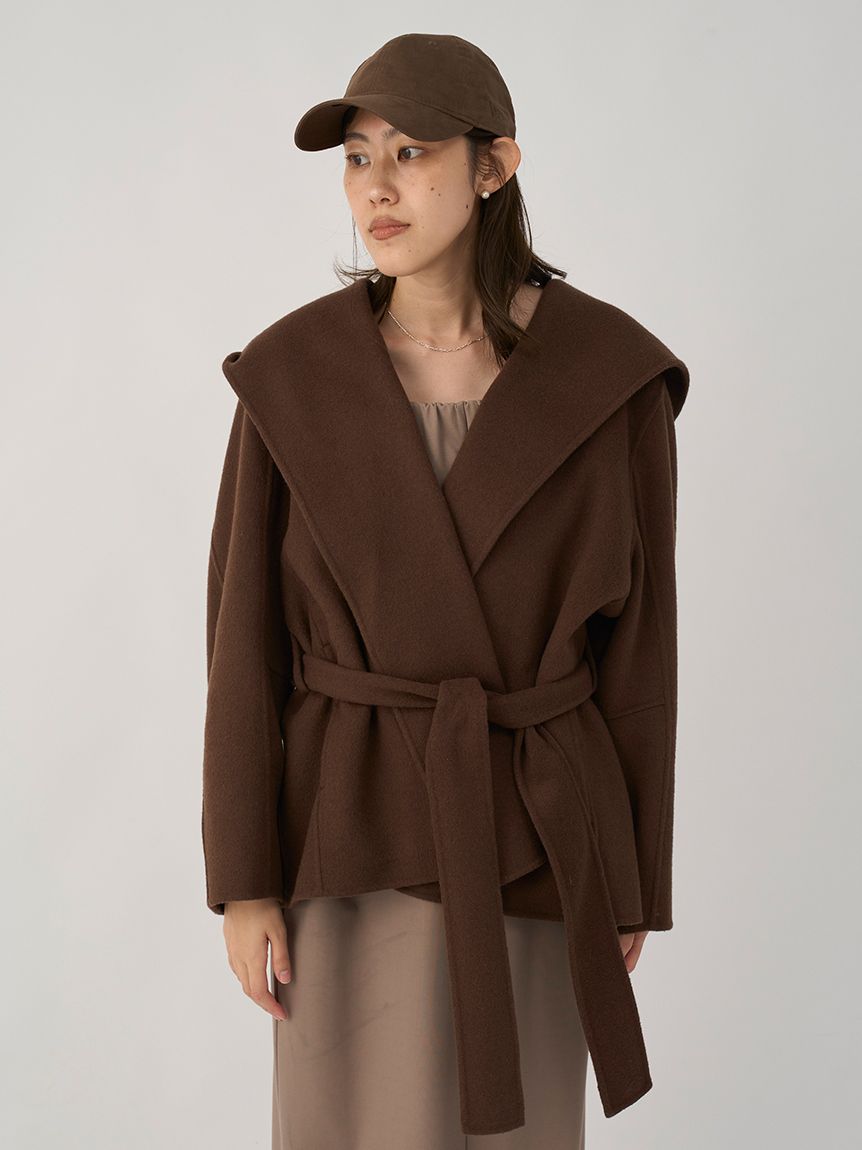 ロイヤルジーロン・フーデッドミドルコート(コート)｜アウター｜emmi