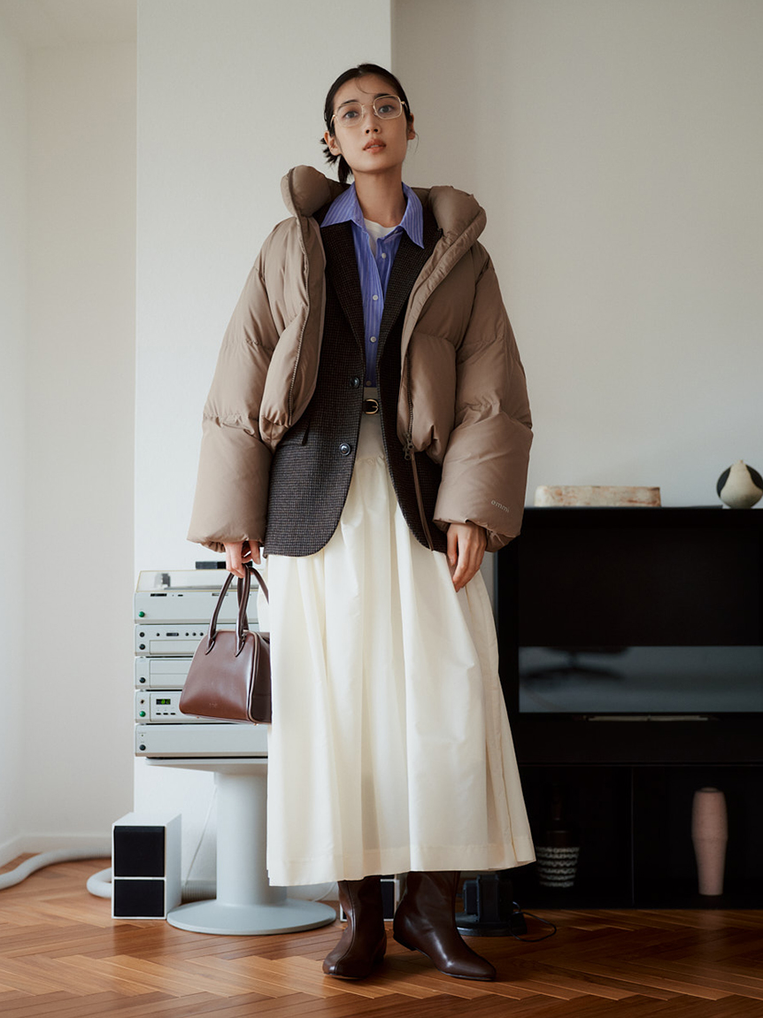 クロップドフォルムダウンコート(ジャケット)｜アウター｜emmi（エミ