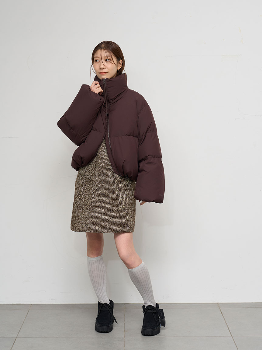 クロップドフォルムダウンコート(ジャケット)｜アウター｜emmi（エミ