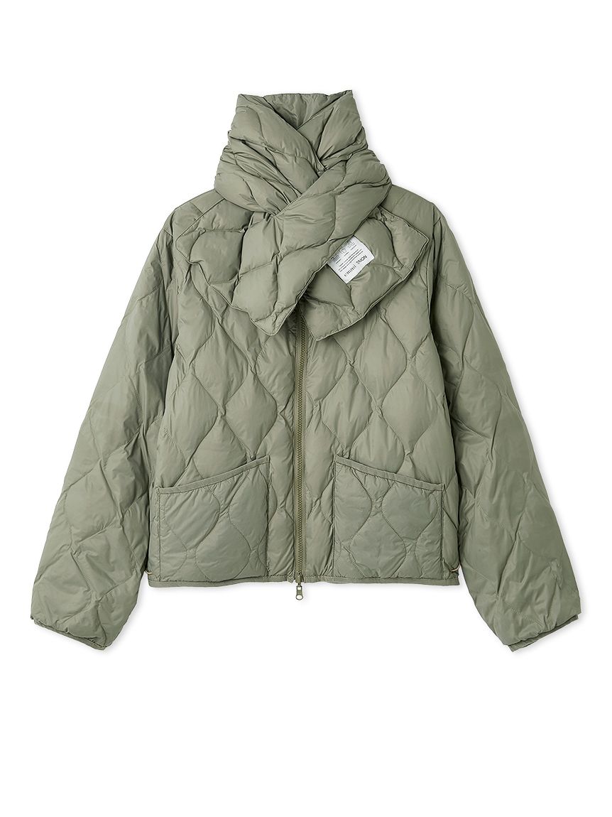 emmi ナンガコラボ●ロングダウンコート●グレー●リバーシブル AYA KANEKO × NANGA DOWN COAT 初となるスタイリスト金子綾さんとの