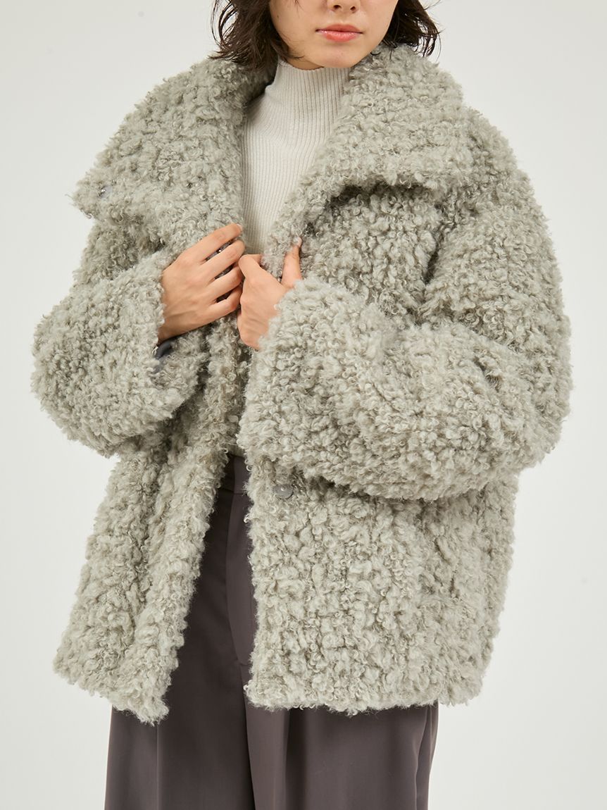 タグ付！emmi ボリュームボアコート emmi｜ボリュームボアコート | Rakuten Fashion(楽天ファッション／旧