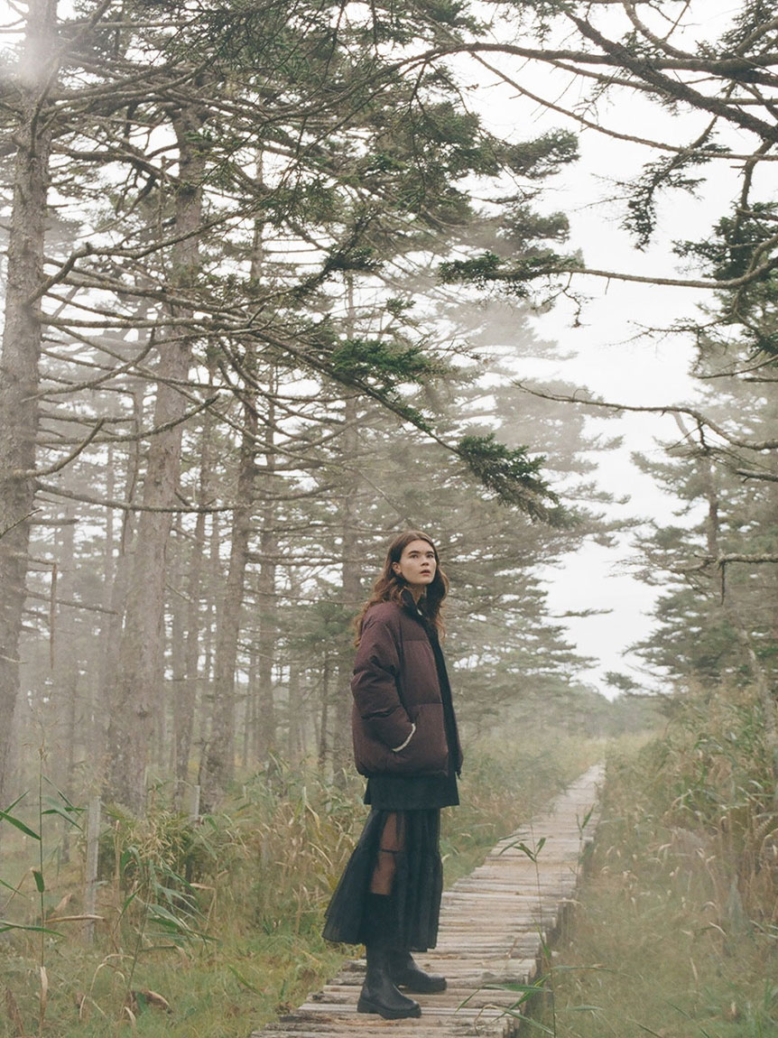 リバーシブル中わたコート(ジャケット)｜アウター｜emmi（エミ）の通販