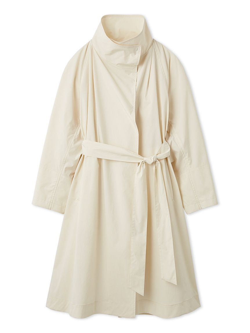 ボリュームスリーブロングコート/撥水(トレンチコート)｜アウター
