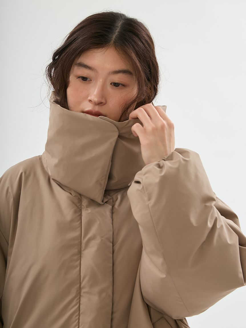 【歪hizumi】輪廻を覗く者のフードインハイネックダウン ハイネックダウン/撥水(ダウン・中綿)｜OUTER｜emmi（エミ）の通販