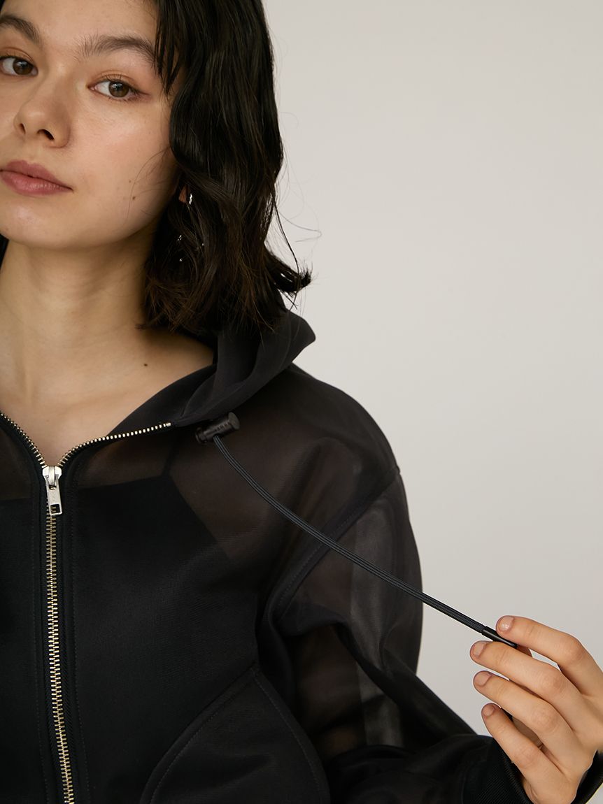 シアーダンボールジップフーディーブルゾン(ブルゾン)｜アウター