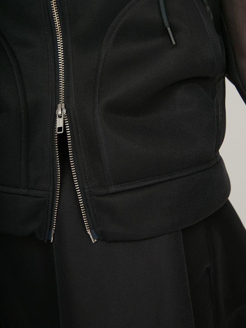 emmi エミ　シアーブルゾン　ブラック　黒 emmi（エミ）の「【emmi yoga】アクティブブルゾン（ブルゾン