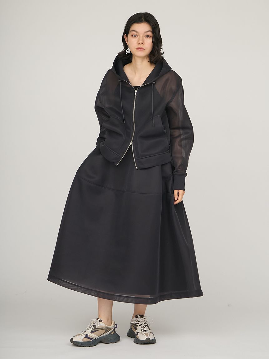 シアーダンボールジップフーディーブルゾン(ブルゾン)｜アウター