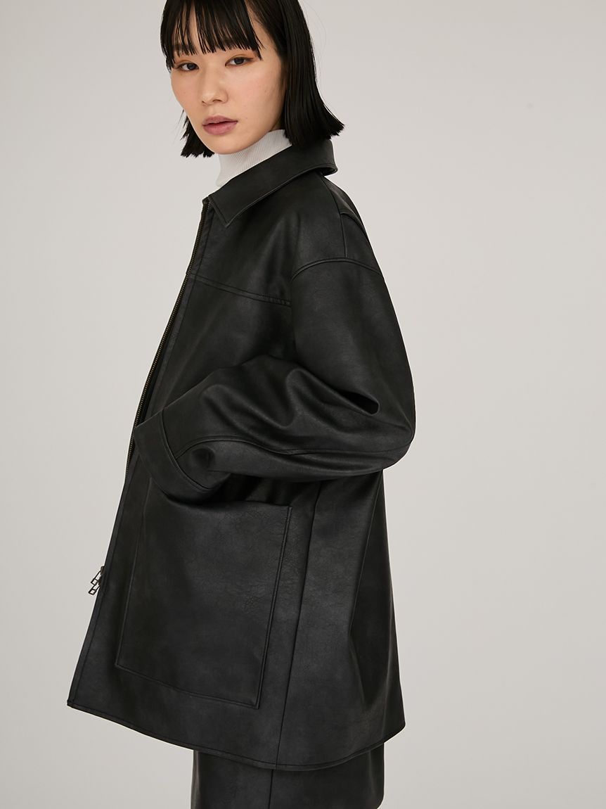 美品✨️モラビト　ブルゾン　フード　ダブルジッパー　ブラック　38 ZIPPER BLOUSON｜36｜BLK｜COAT｜|ENFÖLD OFFICIAL ONLINE STORE