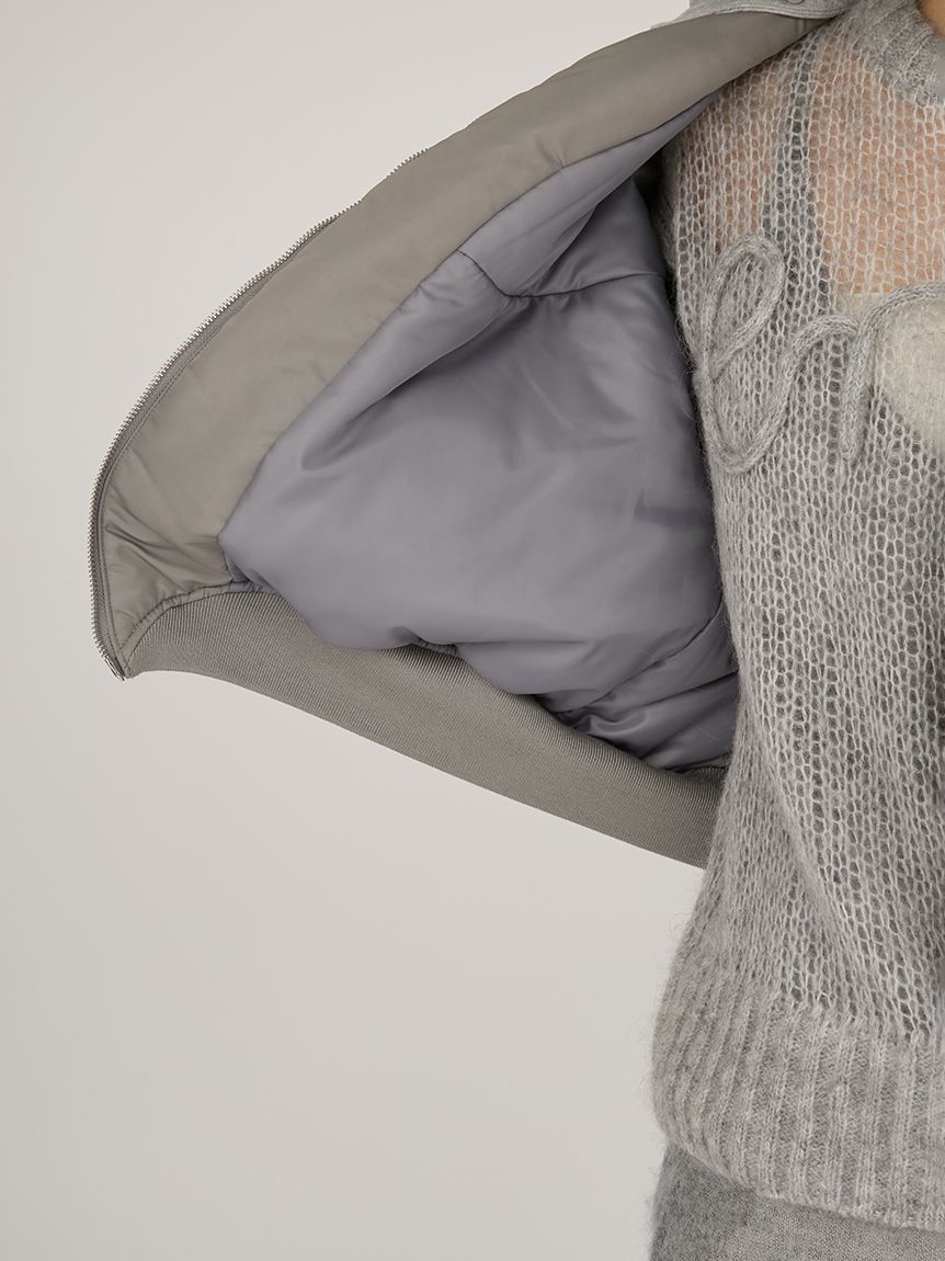 emmi エミ アウター　フード付き2wayボンバーブルゾン フード付き2wayボンバーブルゾン(ブルゾン)｜アウター｜emmi（エミ）の