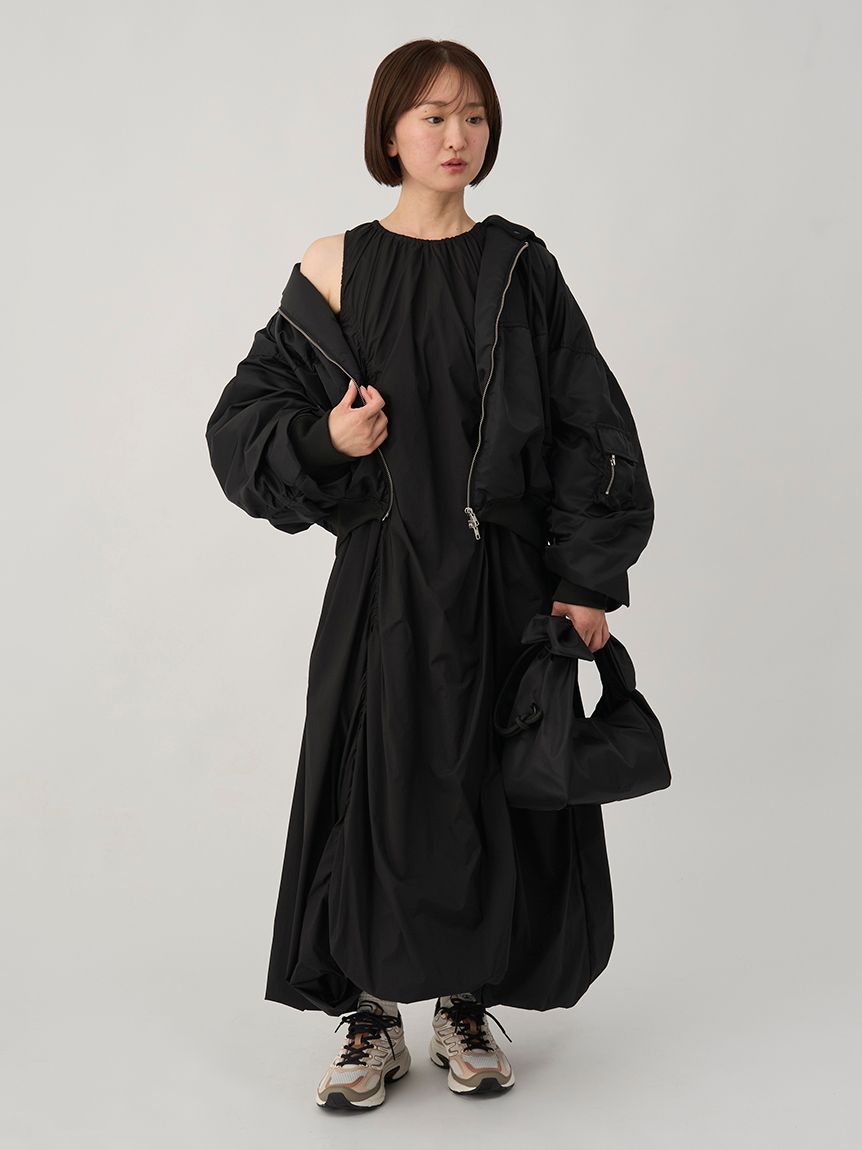 フード付き2wayボンバーブルゾン(ブルゾン)｜アウター｜emmi（エミ）の