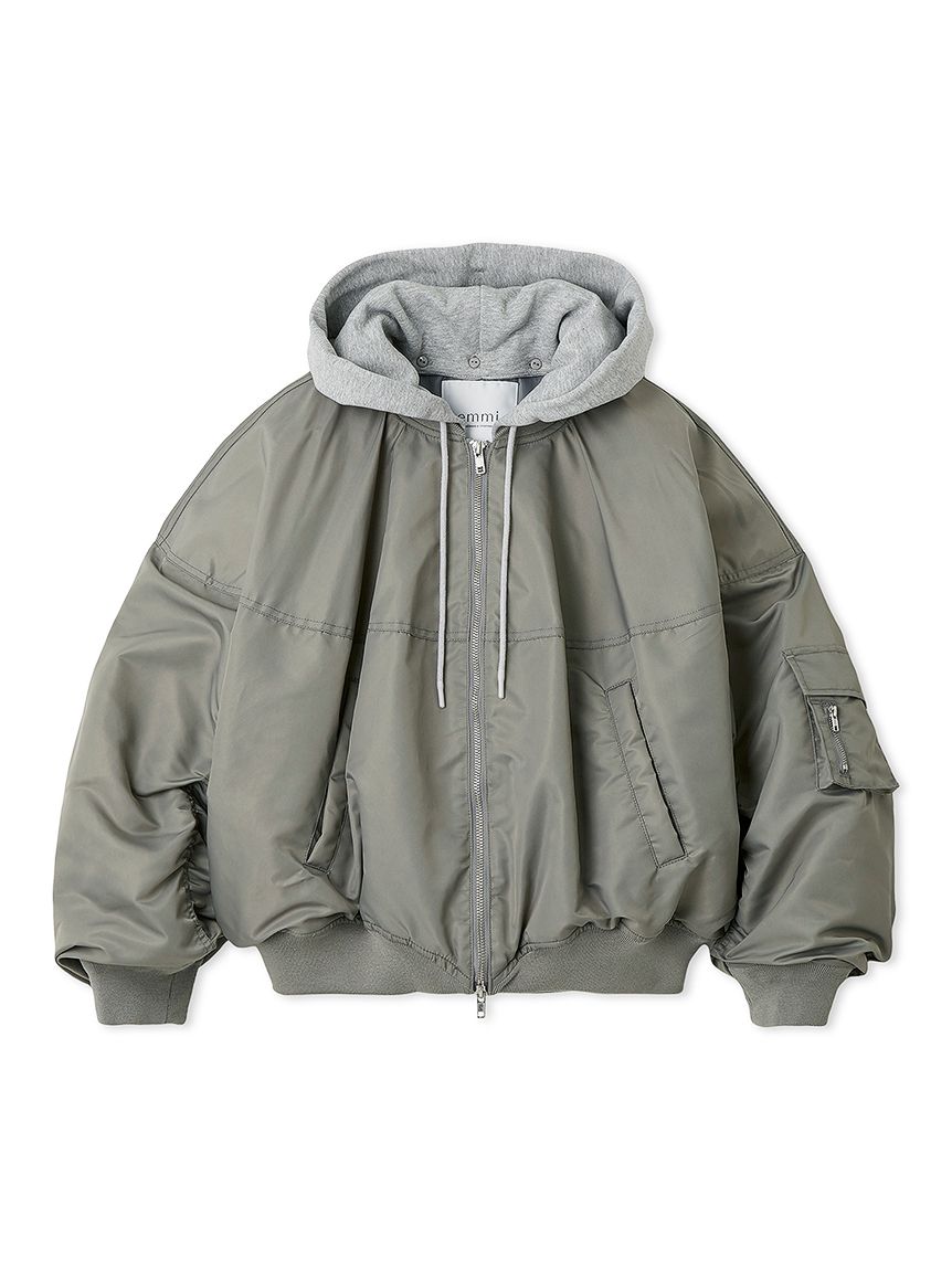 バートン フード付きナイロンブルゾン JOHN'S CLOSET（ジョンズクローゼット）の「【13】ナイロン