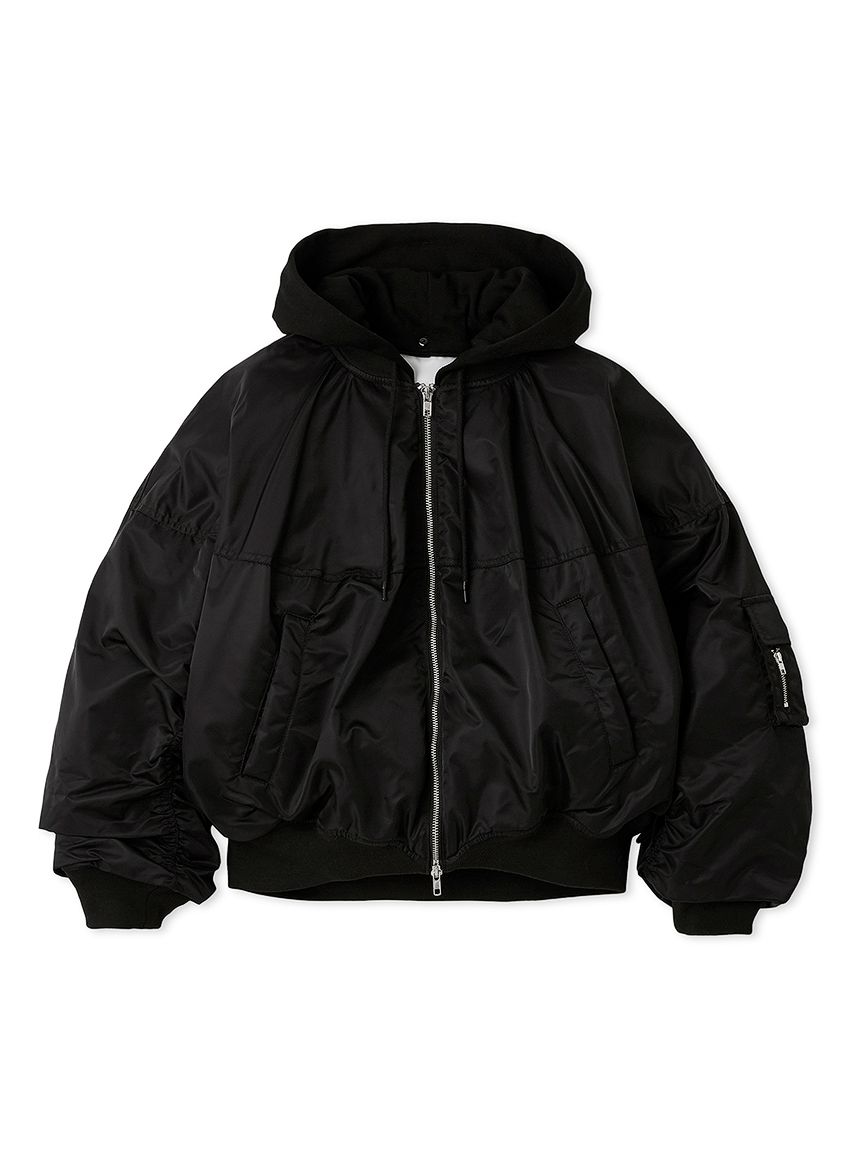 フード付き2wayボンバーブルゾン(ブルゾン)｜アウター｜emmi（エミ）の