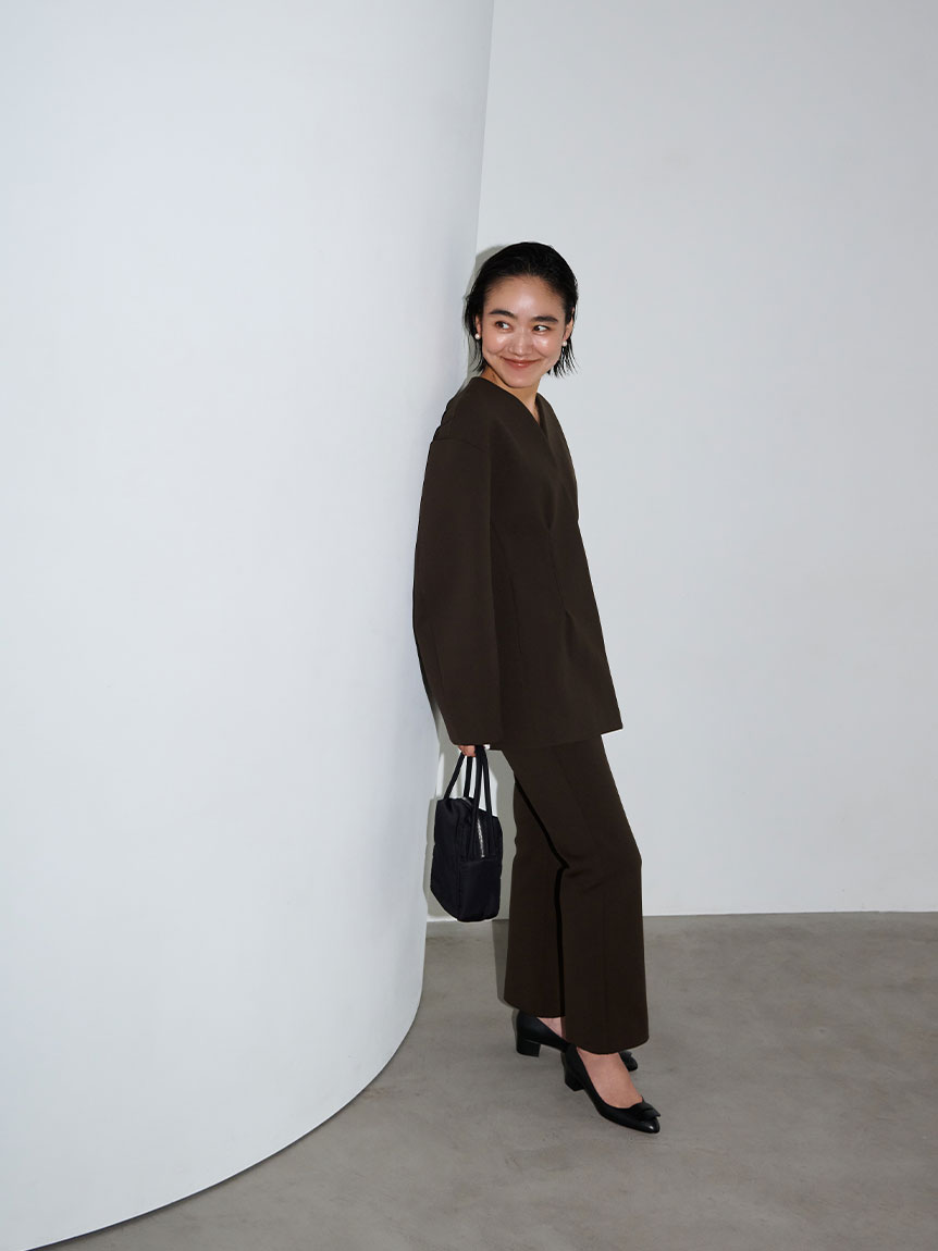 セットアップ対応】【金子綾 for emmi】コンフォートジャケット