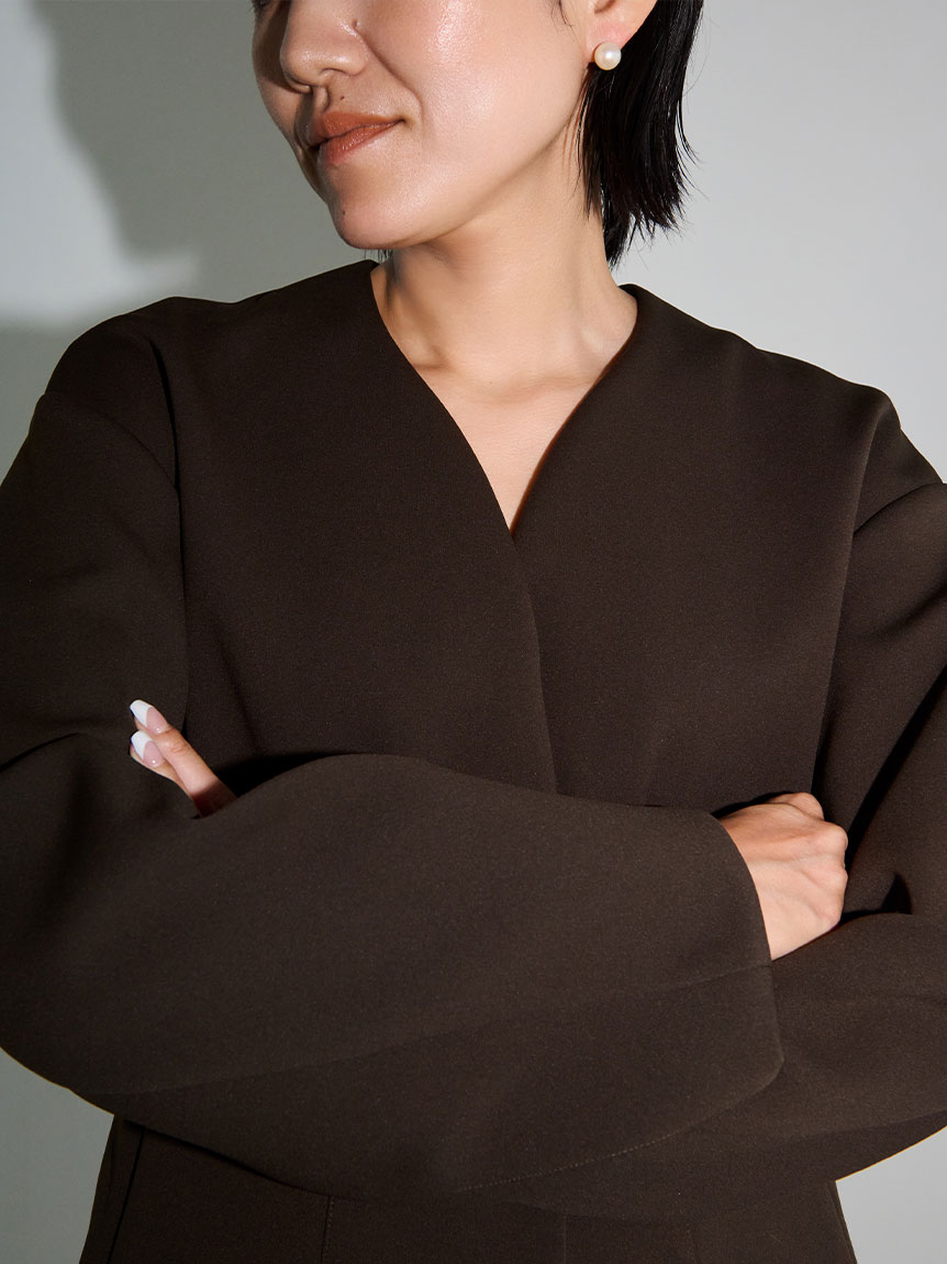 セットアップ対応】【金子綾 for emmi】コンフォートジャケット