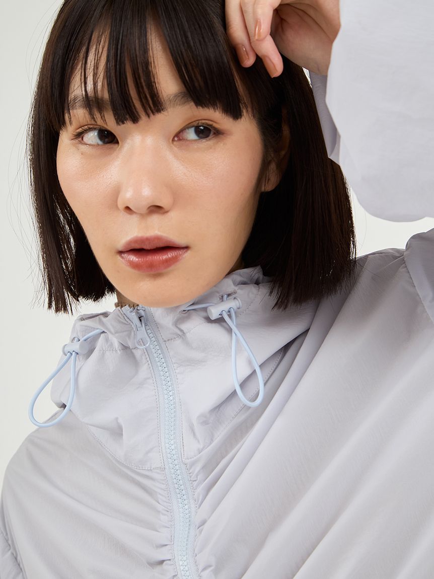撥水 ギャザーフーディーブルゾン(ブルゾン)｜アウター｜emmi（エミ