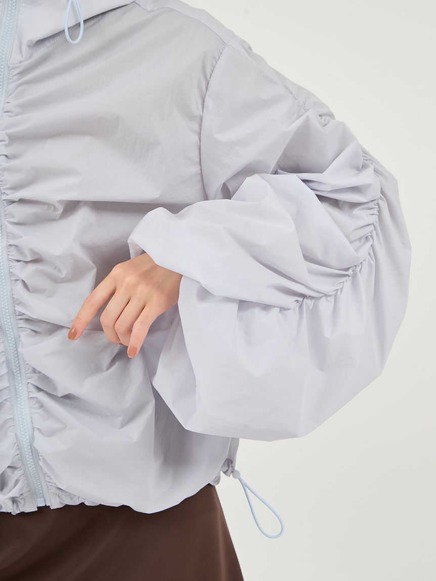 emmi 撥水ギャザーフーディーブルゾン emmi｜撥水 ギャザーフーディーブルゾン | Rakuten Fashion(楽天