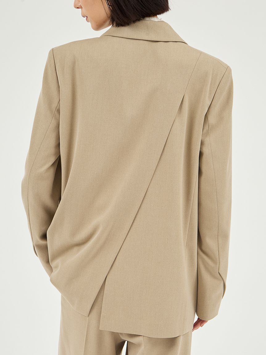 セットアップ対応】ダブルブレストテーラードジャケット(ジャケット