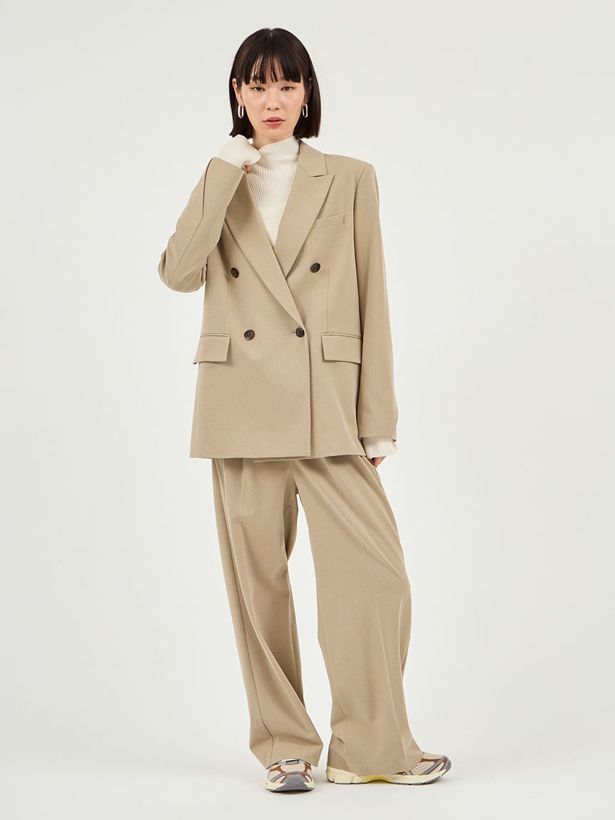 EC限定 \"EXTRETCH FUNCTION\" ダブルブレストジャケット L EC限定 EXTRETCH FUNCTION ダブルブレストジャケット L