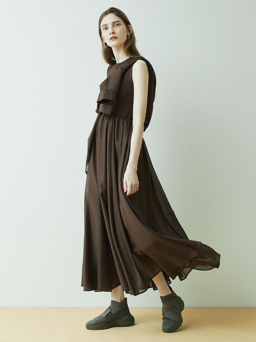 Emmi Atelier Shirt付ドッキングワンピース マキシ ロングワンピース ワンピース Emmi エミ の通販サイト 公式