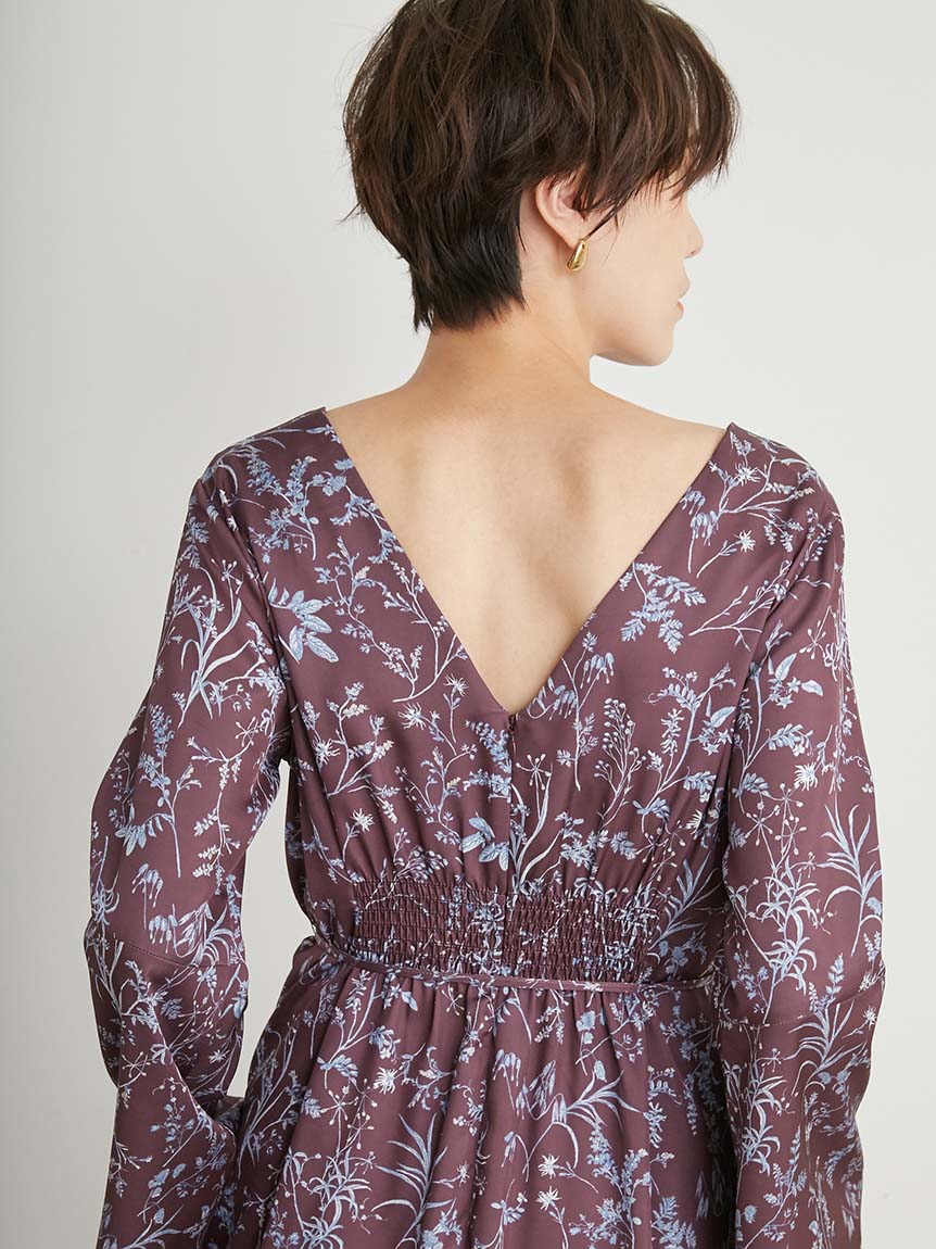 バーゲン Emmi Atelier ボタニカル花柄ワンピース 注目ブランド Standupmaths Com