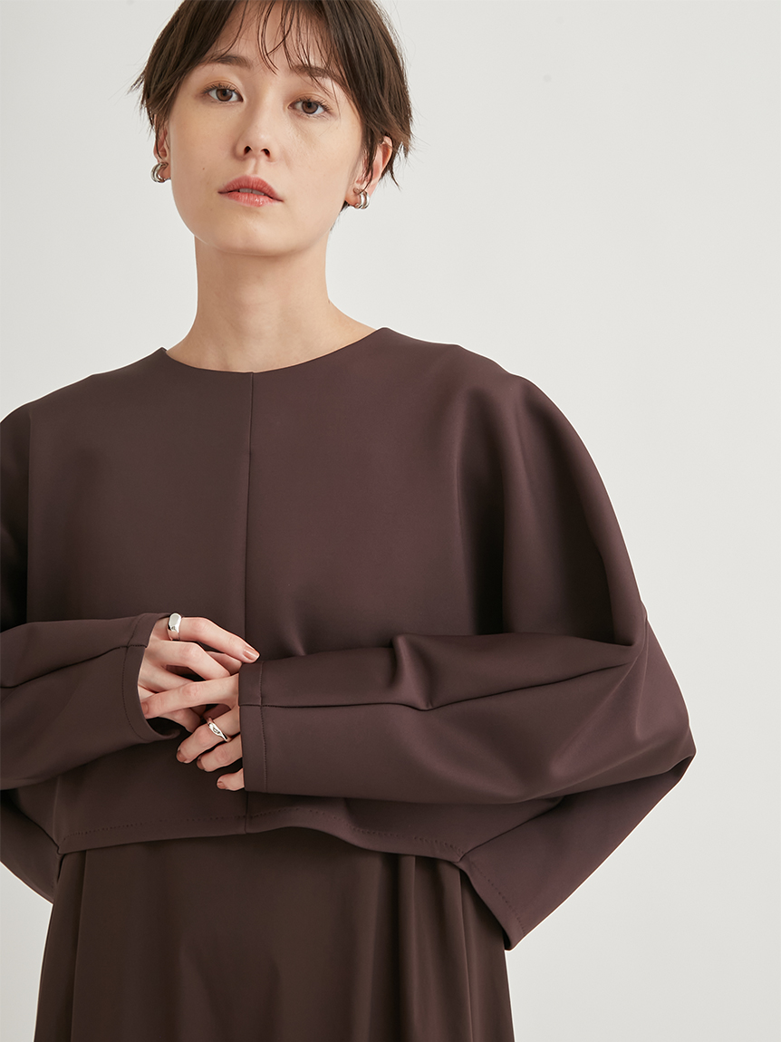 ロングワンピース/マキシワンピース新品 emmi atelier  ダンボールトップスセットキャミワンピース