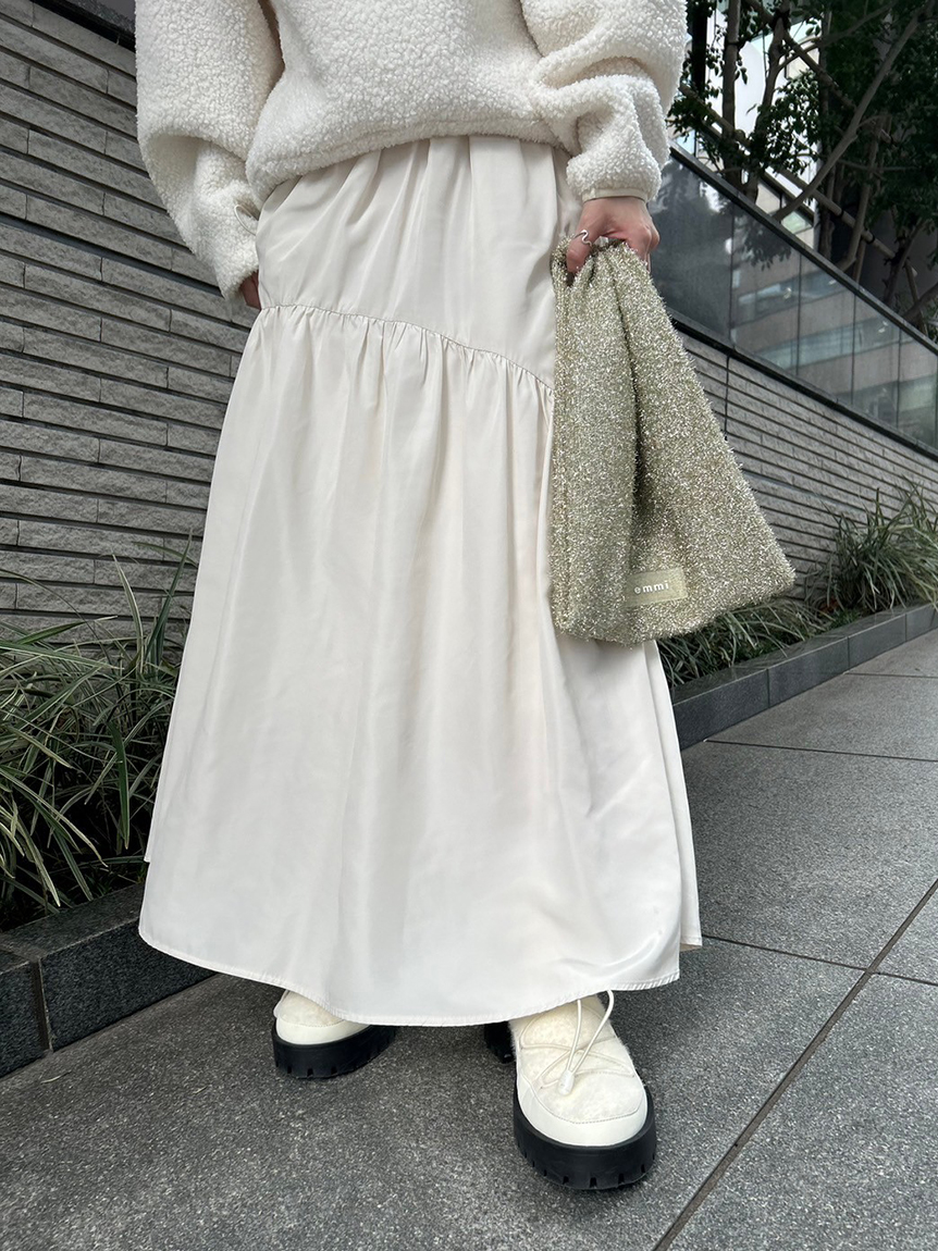ラグラントップス×ボリュームスカートセット(セットアップ 