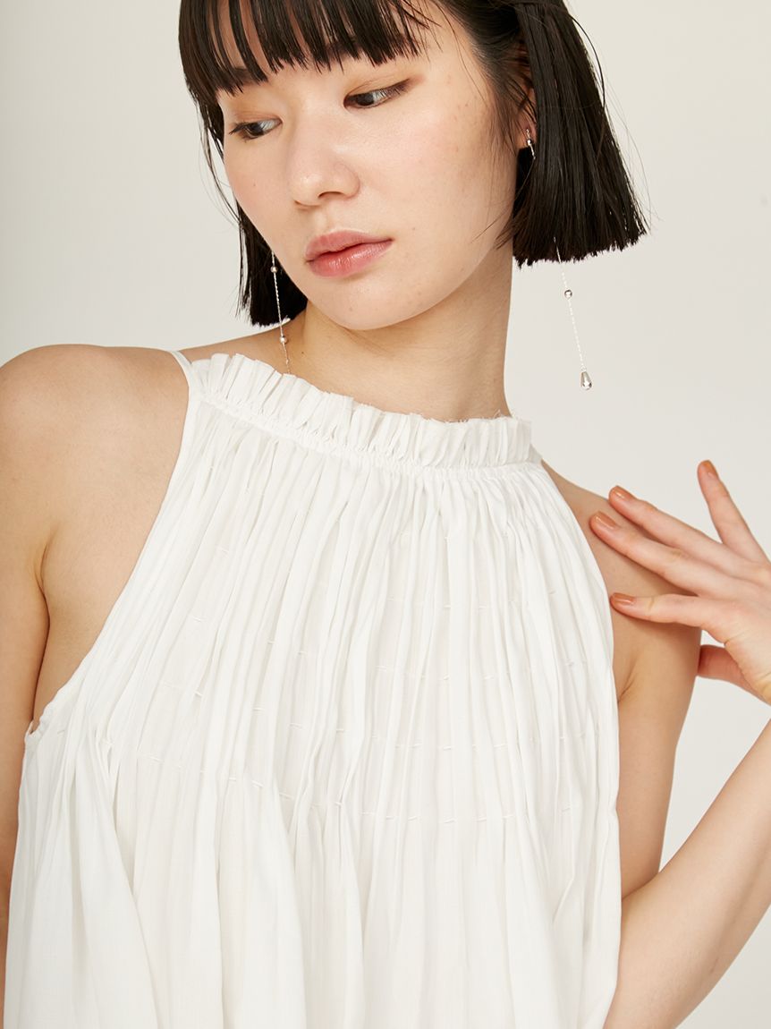 emmi ワッシャーフレアーワンピース ワッシャーフレアーワンピース(マキシ・ロングワンピース