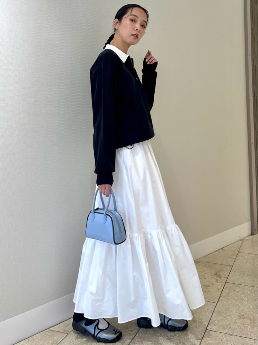 新品❤️ANEWブラック XL ジップアップセーター 窪塚洋介さん着用アイテム】ポロ襟ジップニットトップス｜MEN