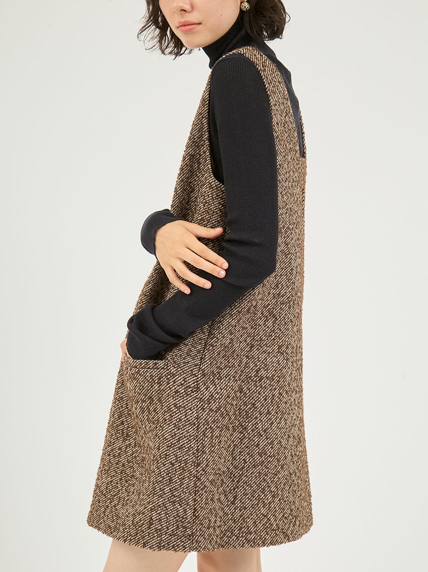 ミニジャンパースカート(膝丈ワンピース)｜ワンピース｜emmi（エミ）の