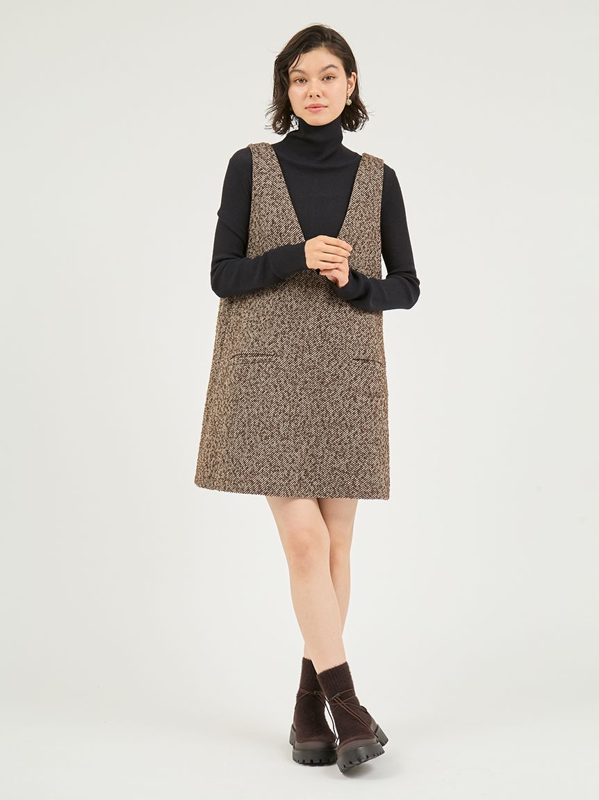 ミニジャンパースカート(膝丈ワンピース)｜ワンピース｜emmi（エミ）の