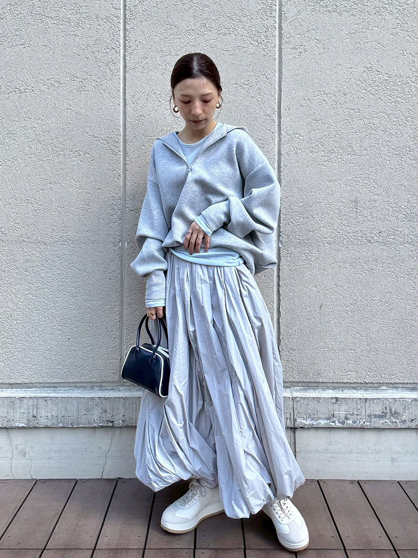 ダンボールフーディ×スカートセット(トップス＆ボトムセット