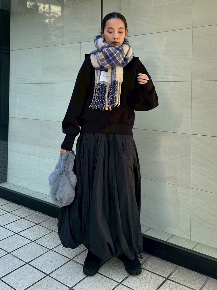 ダンボールフーディ×スカートセット(トップス＆ボトムセット