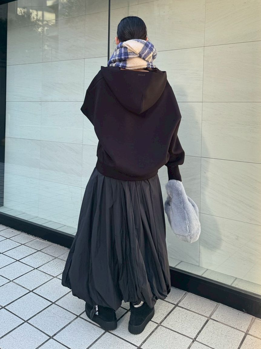 ダンボールフーディ×スカートセット(トップス＆ボトムセット