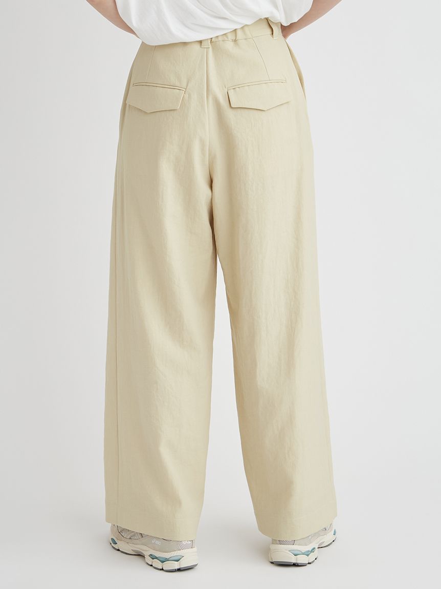 フロントプリーツUVカットパンツ(ロングパンツ)｜パンツ｜emmi  