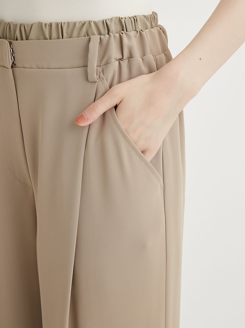 eco ツイルダブルウエストパンツ(ロングパンツ)｜パンツ｜emmi