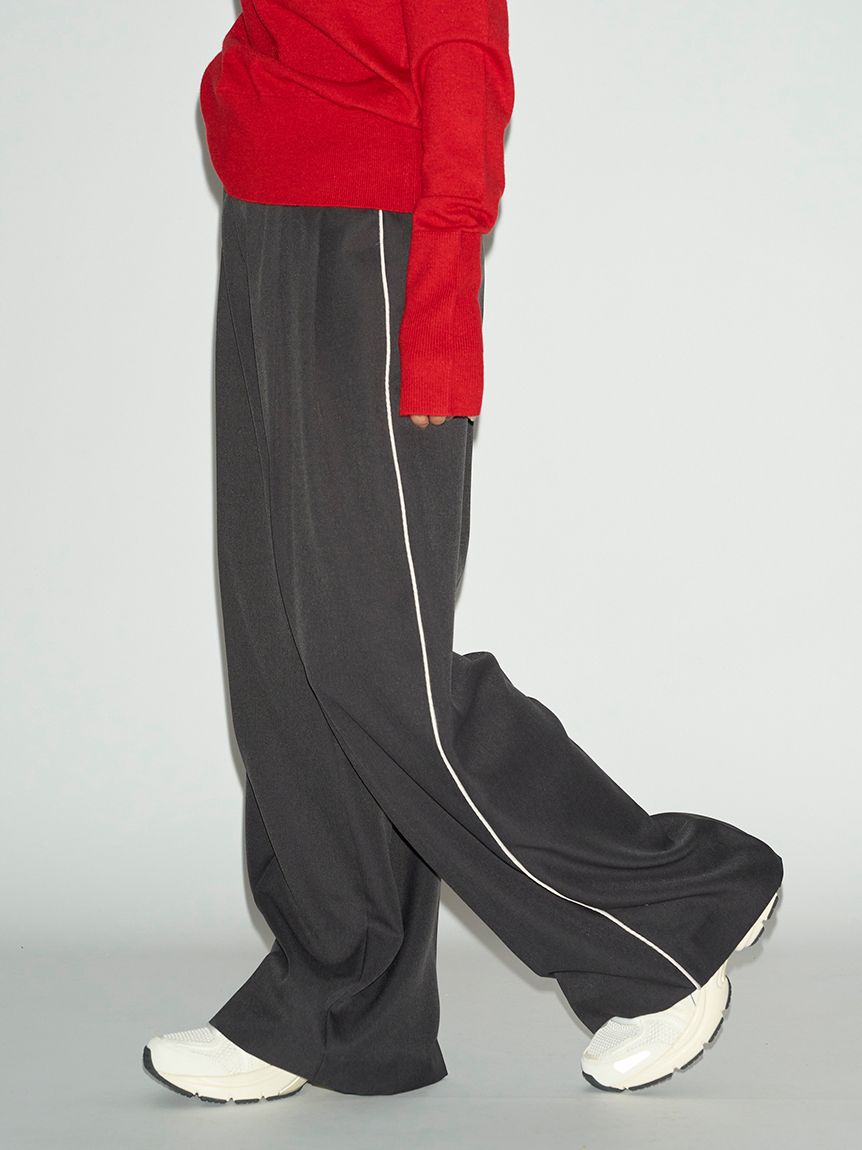 サイドライン2タックトラウザー(ロングパンツ)｜パンツ｜emmi（エミ  